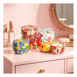 Luxury Empty Candle <b>Jar</b> Tin Packaging White Lid Private <b>Label</b> Retail Sampling Showcase Program Collection Global - Product Image 5