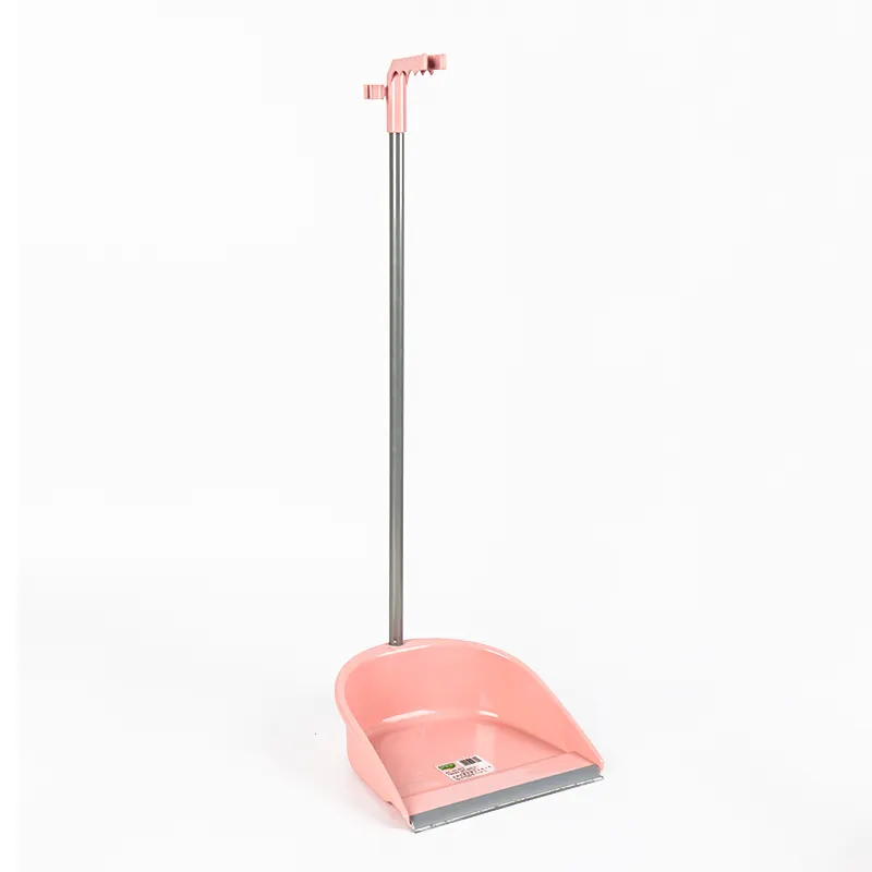 Eco-friendly Household Cleaning Long Handle Plastic Dustpan With Broom