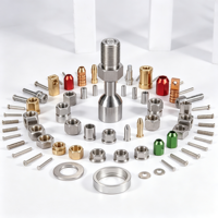 Pemesinan CNC 5 Axis Kustom untuk Bagian Aluminium, Bagian Baja, dan Bagian Stainless Steel dari Kuningan