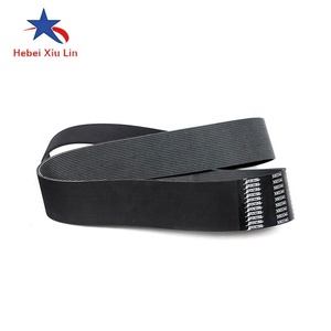Revestimiento <span class=keywords><strong>de</strong></span> poliuretano Pu, correas dentadas ranuradas <span class=keywords><strong>de</strong></span> Pu, correa síncrona, precio <span class=keywords><strong>de</strong></span> fábrica, agujeros avellanados perforados y caucho rojo - Product Image 2
