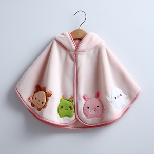 Capa con capucha <span class=keywords><strong>roja</strong></span> para niños, disfraz de <span class=keywords><strong>Caperucita</strong></span> <span class=keywords><strong>Roja</strong></span> para niñas, disfraz de cuento de hadas para Halloween - Product Image 6