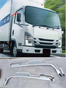 Chrome sol viseira para elfo Npr 700p japonês caminhão corpo peças sobresselentes