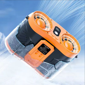 พาวเวอร์แบงค์ 6000mAh พร้อมพัดลมคล้องคอแบบทำความเย็นและไฟส่องสว่าง สำหรับกิจกรรมกลางแจ้ง ตั้งแคมป์ ท่องเที่ยวในรถยนต์ - Product Image 2