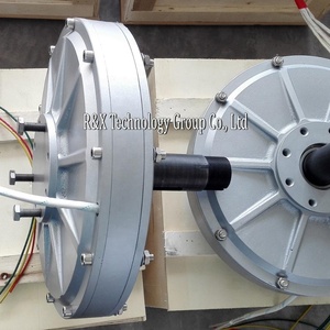 PMG280 1000W 500RPM 48V/96V/110V/220V เครื่องกำเนิดไฟฟ้ากระแสสลับแบบไร้แกนแม่เหล็ก 3 เฟส โรเตอร์ด้านใน AC PMG ได้รับการรับรองมาตรฐาน CE/ISO9001 PMG280 แม่เหล็กถาวร - Product Image 2