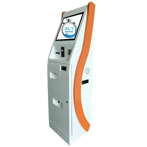 Alle In Een Cash Uitwisseling Terminal Touch Screen Self Service Atm Machine Munt Bill Acceptor Betaling Kiosk
