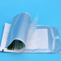 Pansement en gaze de paraffine jetable, absorbant, de haute qualité, pour soins des plaies, 10x10