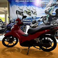 Vente en gros d'usine, scooter électrique CUB avec moteur 2000W, batterie au lithium 72V 30AH, vitesse maximale de 75 km/h, autonomie de 70 km, moto électrique