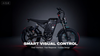 Moteur de moyeu arrière 500W 48V pour Dirt Bike Surron Light Bee X, Vélo électrique tout-terrain Talaria X3, Batterie lithium 15AH, Cadre en acier haute teneur en carbone