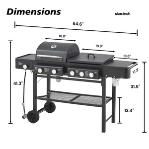 USA Warehouse 2026 Summer Hot SalePiezo Ignition for Family <b>BBQ</b>-Summer <b>BBQ</b> One Machine Multi-Purpose Saves Kitchenware Improves - Product Image 4