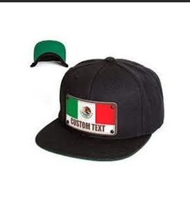 Custom Embroidery Logo Mexico Style Mesh Snapback <b>Flat</b> Bill <b>Caps</b> Street Wear Outdoor Sports for <b>Men</b> and Women - Product Image 2