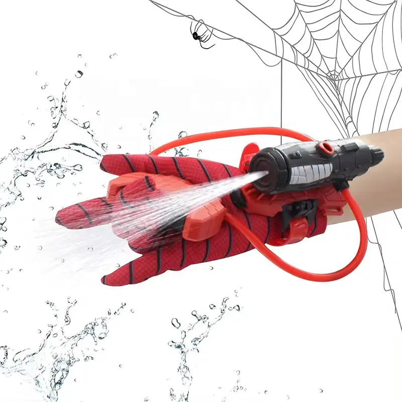 Zomer Watergevechten Buiten Strandspel Spiderman Polswerper Spinnenweb Shooter Waterpistolen Voor Kinderen