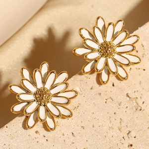 Nuevos pendientes <span class=keywords><strong>de</strong></span> aro huecos con forma <span class=keywords><strong>de</strong></span> barco liso para mujer, pendiente <span class=keywords><strong>de</strong></span> joyería sin deslustre <span class=keywords><strong>de</strong></span> acero inoxidable chapado en <span class=keywords><strong>oro</strong></span> a la moda - Product Image 5