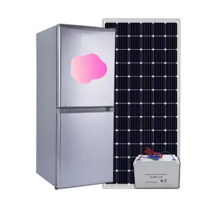 168L năng lượng mặt trời nhà lạnh dọc tủ lạnh tủ đông BCD-168
