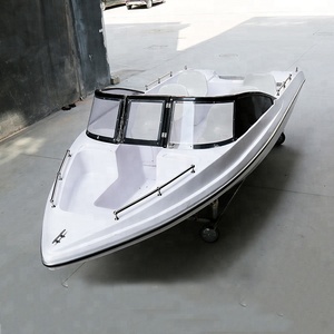 Lancha Rápida de Fibra de Vidrio para 6 Personas con Motor, para Pesca Recreativa y Ocio - Product Image 1