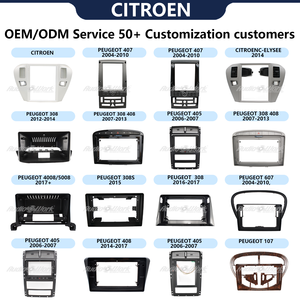 Marco para Reproductor de DVD para Automóvil, Compatible con Todos los Modelos de RENAULT y <span class=keywords><strong>CITROEN</strong></span>, Marco para Sistema Android, Marco para Audio de Automóvil, Accesorios para Automóvil, Marco para Radio de Automóvil - Product Image 2