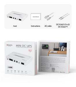 Alimentation électrique régulée sans interruption Yesido 8000mAh 7H de durée de vie de la batterie Normes EU/UK/US DC <span class=keywords><strong>UPS</strong></span> YP74 - Product Image 6