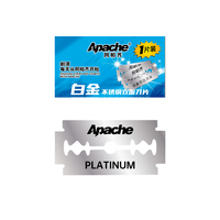 Lame de rasoir à double tranchant en platine à bas prix