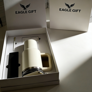 Coffret Cadeau Personnalisé Luxe pour Événements et Salons Professionnels : Mug d'Affaires, Câble de Données 3-en-1, Stylo et Batterie Externe en Acier Inoxydable - Product Image 2