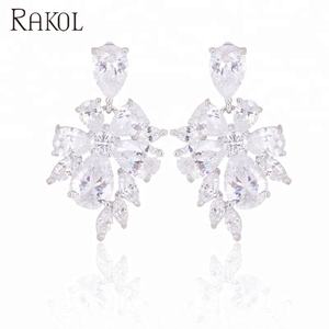 RAKOL EP077 Statement Women's Crystal <b>Earrings</b> 2021 - Product Image 4
