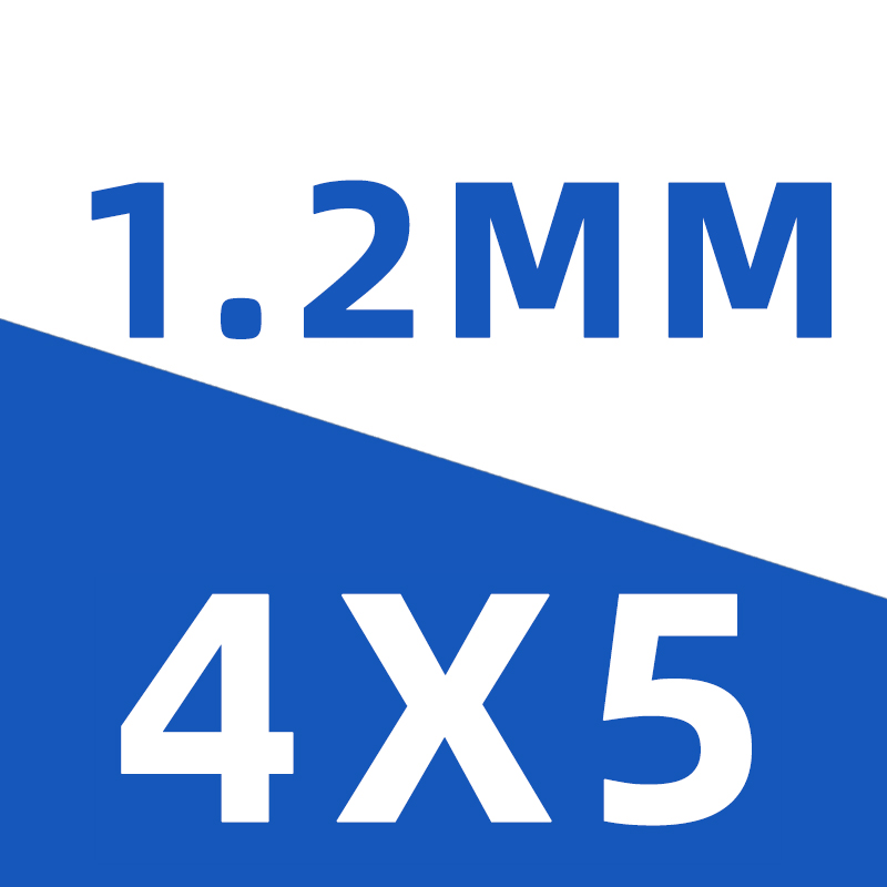 1,2 mm 4x5