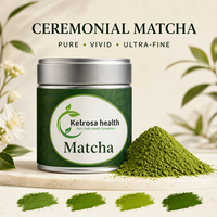Poudre de Matcha Uji biologique certifiée USDA de qualité cérémonielle, marque distributeur, en vrac, boîte de 30g pour boissons, emballée en boîte, sac ou canettes