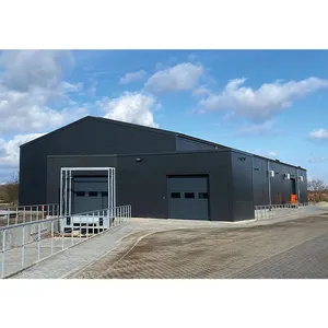 Steel structure prefabricated warehouse building design steel frame construction factory building plans price