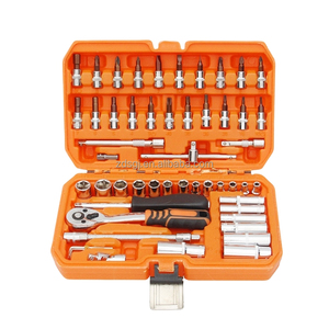 72 răng Chrome vanadi thép 53 pcs trường hợp tự động sửa chữa đa tiêu chuẩn ổ cắm cờ lê công cụ thiết lập hộp - Product Image 1