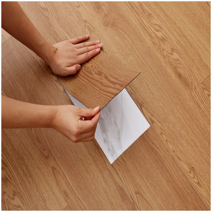 FM HOME environment friendly self adhesive waterproof 3d self adhesive vinyl floor graphics for floor