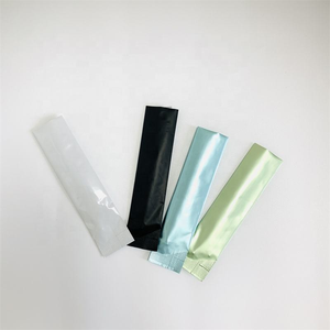<span class=keywords><strong>Bustine</strong></span> Monodose Personalizzate in Alluminio con Logo per Tè al Latte, Caffè in Polvere, Zucchero - Mini Sacchetti a Striscia - Product Image 2