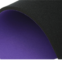 Mousse de fitness en néoprène de poids léger laminée avec attelle de genou imperméable en tissu 2.5mm en caoutchouc