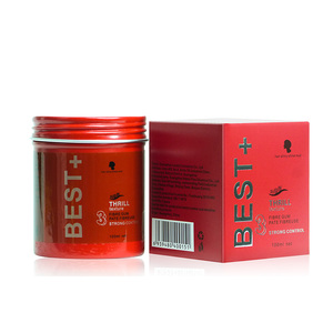 Usine de vente en gros, marque privée OEM, <span class=keywords><strong>meilleure</strong></span> tenue, barbier, produits de coiffure, pommade, <span class=keywords><strong>cire</strong></span> de coiffure pour hommes, 100ML - Product Image 1