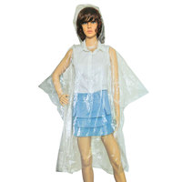 Imperméables jetables transparents en plastique pour filles, pour les sorties et la pluie (OEM)