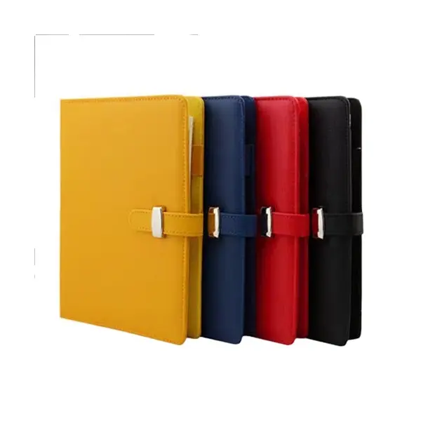 Luxury Custom A6 Planner Leather Journal Diary Loose Leaf Budget Binder Notebook