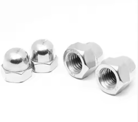 Écrous hexagonaux robustes avec capuchon de protection en forme de dôme pour filetage de boulons, acier inoxydable 304, kit de fixation décoratif