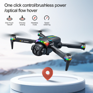 Drone pliable K21 MAX avec double caméra 4K, moteur brushless, écran FPV 5G, télécommande, flux optique, lumières RGB, quadricoptère RC. - Product Image 4