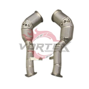 Tubería de Escape de Alto Flujo con Catalizador Vortex para Porsche Macan S GTS, Tubos de Escape Deportivos Euro-VI - Product Image 2