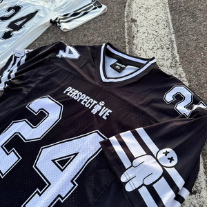 Tùy Chỉnh Quần Áo Các Nhà Sản Xuất Màn Hình In Lưới Nhanh Chóng Khô Cắt Jersey T Áo Sơ Mi Bóng Đá Bóng Chày Jersey Áo Sơ Mi Cho Nam Giới - Product Image 2