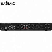 Carte son externe USB AOSHEN/OEM 4i4, 4 entrées/sorties, interface audio professionnelle de studio, 96 kHz 24 bits, Au 404-K Music