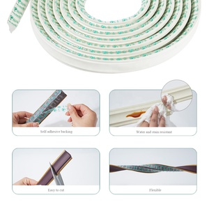 Bandes de calfeutrage auto-adhésives NBR pour coins intérieurs de <span class=keywords><strong>plafond</strong></span>, moulures décoratives flexibles pour la décoration des coins de la maison - Product Image 4