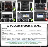 Autoradio DVD CD pour Jeep Wrangler Grand Cherokee Liberty Compass Patriot Dodge Ram 1500 2500 3500 CarPlay Android Auto 2008-2011