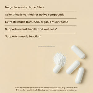 Özel Marka Organik Vitamin D2 Vegan Mantar Ekstresi Kapsülleri Kemikleri ve Bağışıklığı Destekler Vitamin D2 Kapsülleri - Product Image 3