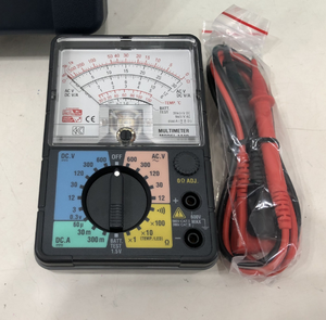 Multimètre analogique KYORITSU 1110 haute sensibilité et précision, DC 20k/V jusqu'à AC 600V, protection IP67, garantie 1 an - Product Image 6
