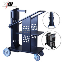 VECTOR Poste à souder TIG de haute qualité 220V, Neuf, avec chariot de transport pour cylindres d'atelier, Équipement Stahl Werk
