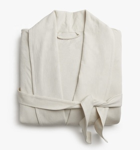 Personnalisé Homme Femme Japonais Lâche Casual 100% Lin 192gsm Robe De <span class=keywords><strong>Nuit</strong></span> Robe De Bain Lin Vêtements De <span class=keywords><strong>Nuit</strong></span> <span class=keywords><strong>pour</strong></span> La Maison Hôtel - Product Image 4