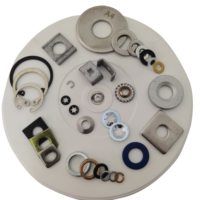 Cina Memproduksi Grosir Baut Bulat Logam Kunci Baja Tahan Karat, Mur, Ring, Circlip Galvanis, Shim Tipis, Ring Datar