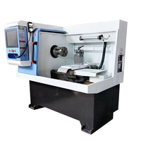 Máquina de torno Cnc de rueda, máquina de reparación de llanta de corte de diamante, máquina de trefilado de cubo de rueda, programación gratuita