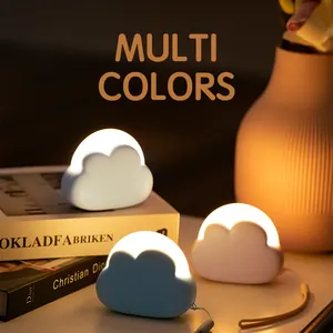 Original Cloud Mini Night Light USB Type C Charging Rechargeable Battery Night Light Clouds Shape For Baby Kids