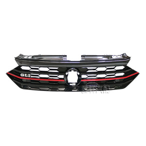 Parrilla Delantera para Volkswagen Jetta 2019 GLI, Estilo Panal de Abeja, Parachoques Superior de Plástico ABS, Mejora de Diseño - Product Image 1