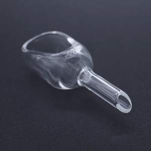 GLS-K 25*75 mm Entonnoirs de pesage en verre de laboratoire, forme cuillère, instrument de pesage en verre, verrerie - Product Image 3