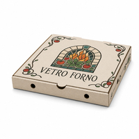 Cajas de Pizza Personalizadas con Materiales Reciclados, Laminación Mate, Recubrimiento UV, Seguras para Contacto Directo con Alimentos, Personalizables, Asépticas, con Relieve